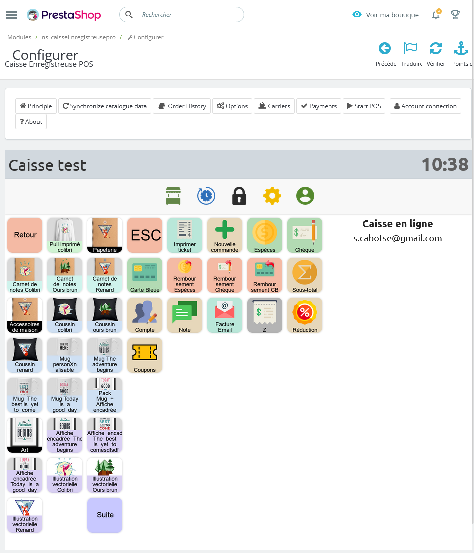 Cash Register Help: Prestashop Module