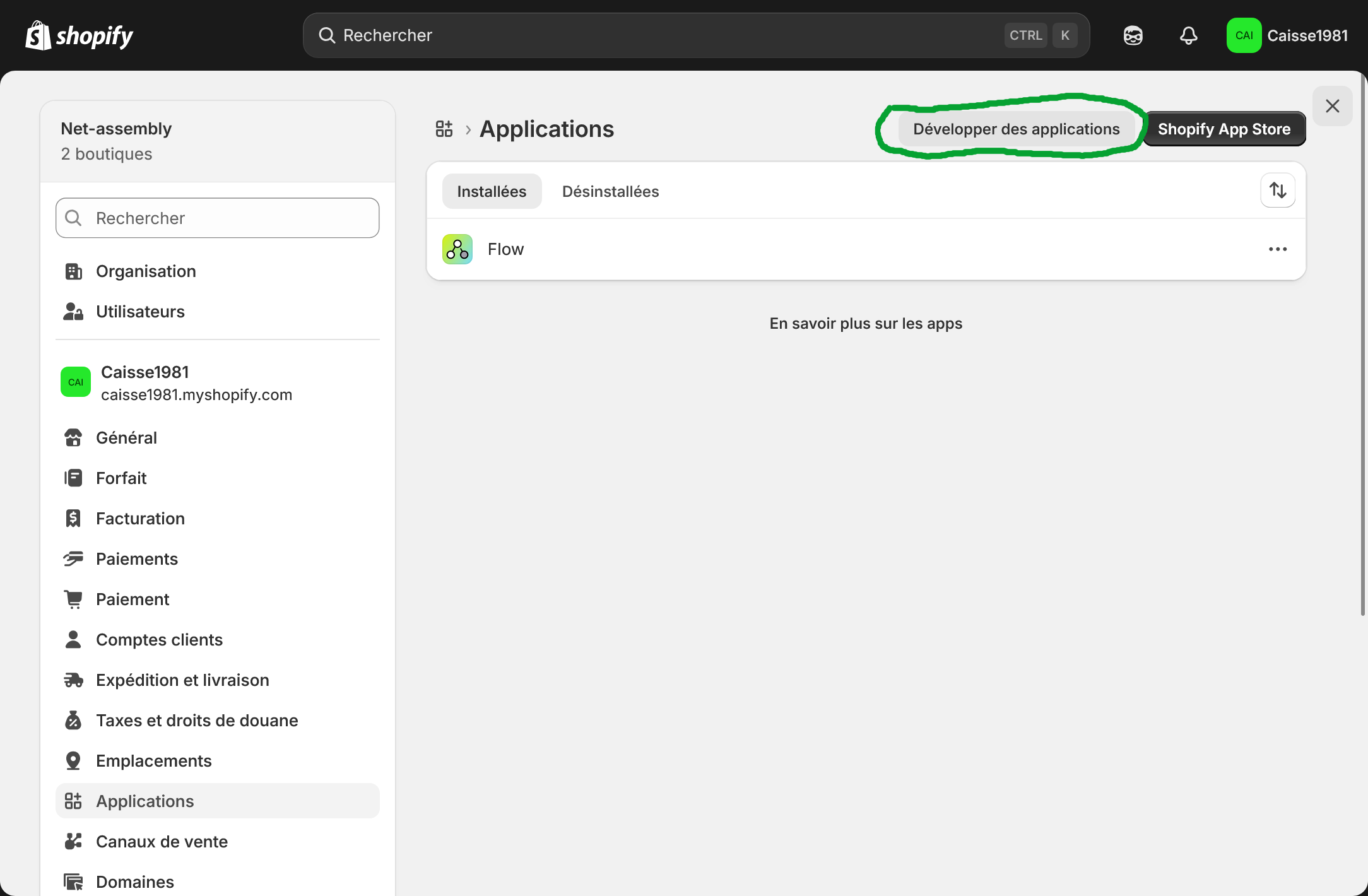Develop Shopify apps